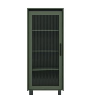 Лаундж Витрина REG1w зеленый дымчатый/черный БРВ Украина