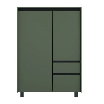Лаундж Комод REG2d1s1k зеленый дымчатый/черный БРВ Украина.